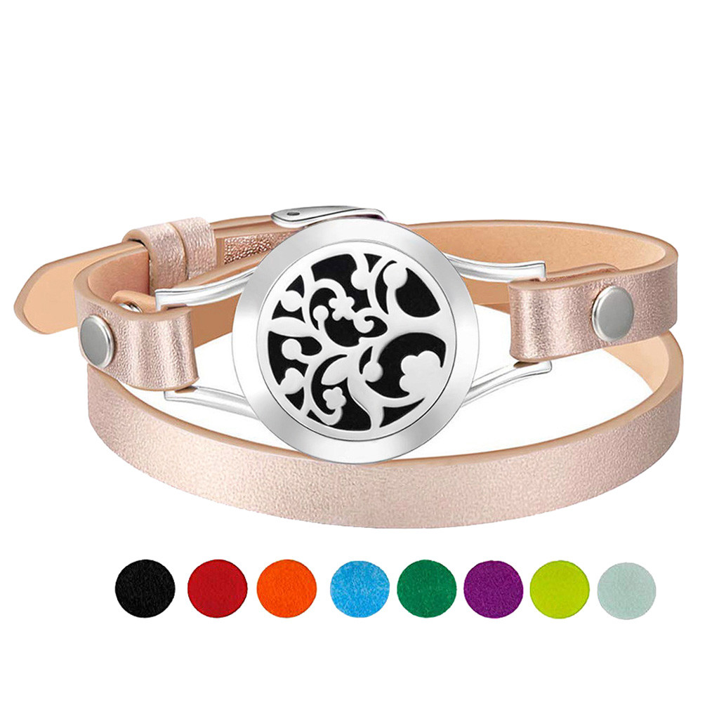 thumbnail image 2 of Locket pulseras de acero pulsera de aceite de aromaterapiaPulseras de acero inoxidable difusor, 2 of 2